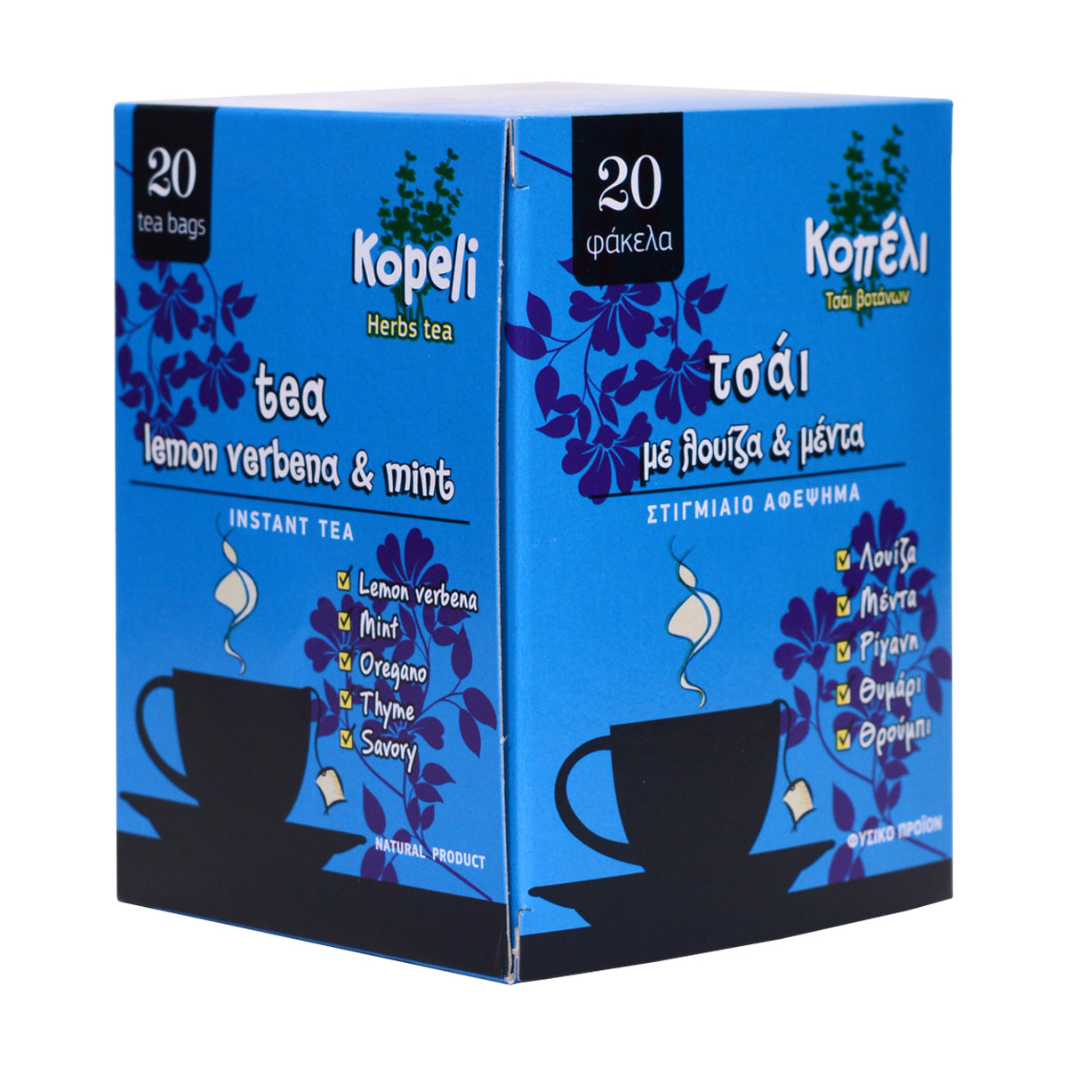 Κοπέλι Στιγμιαίο Αφέψημα Τσάι Με Λουίζα & Μέντα 20 x 1,2 gr