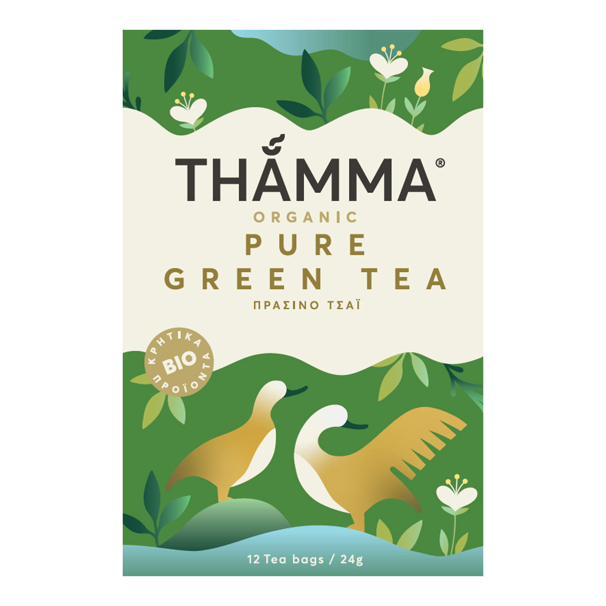 Thamma Αφέψημα Pure Green Tea Βιολογικό Vegan 12 x 2 gr