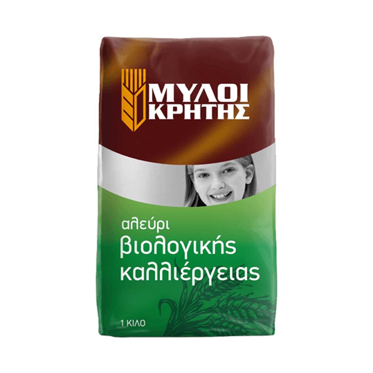 Μύλοι Κρήτης Αλεύρι Βιολογικής Καλλιέργειας 1 kg
