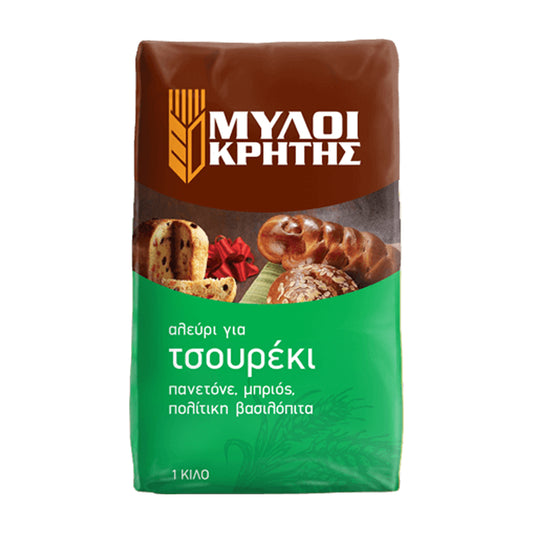 Μύλοι Κρήτης Αλεύρι Για Τσουρέκι 1 kg