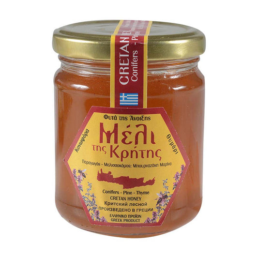 Μέλι Της Κρήτης Από Κωνοφόρα & Θυμάρι 250 gr