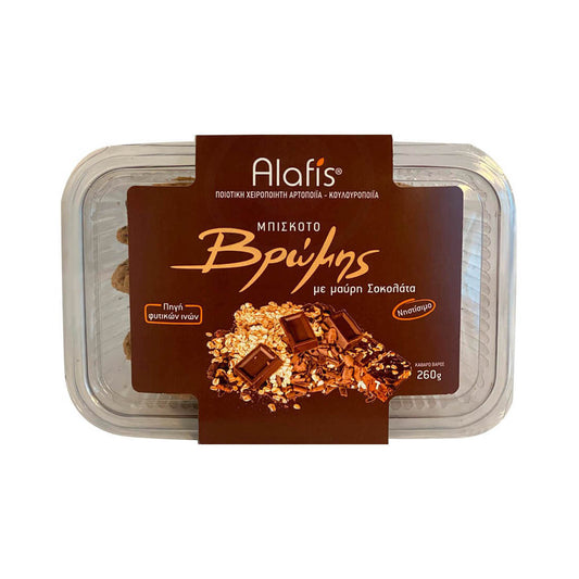 Alafis Μπισκότα Βρώμης & Μαύρη Σοκολάτα 260 gr