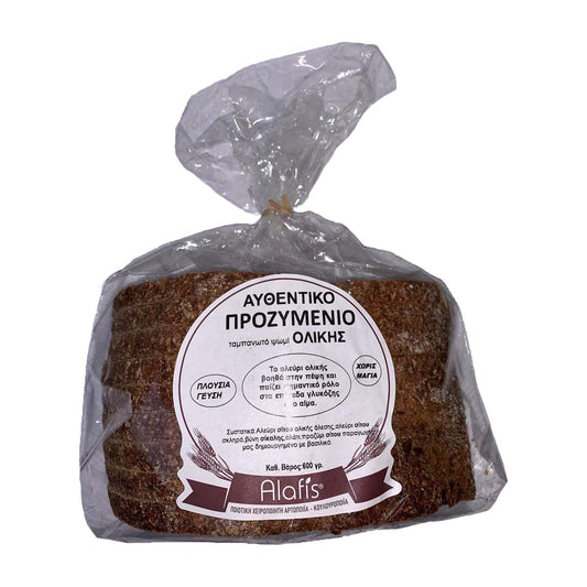 Alafis Ψωμί Σε Φέτες Ταμπανωτό Ολικής Προζύμι 600 gr