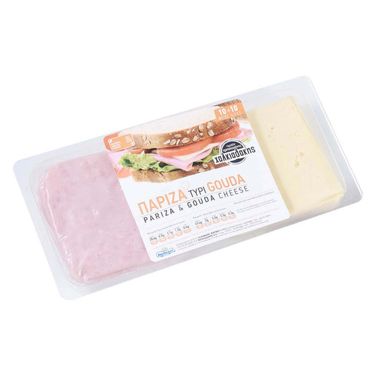 Χαλκιαδάκης Πάριζα & Τυρί Gouda Σε Φέτες 360 gr