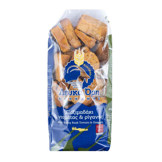 Λευκά Όρη Παξιμάδι Ντομάτα & Ρίγανη 350 gr
