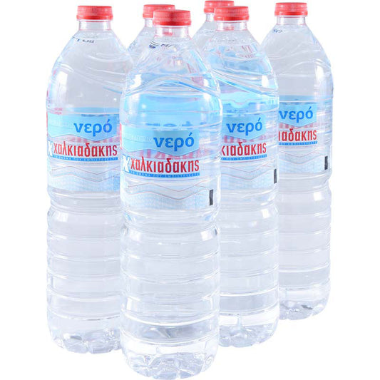 Χαλκιαδάκης Φυσικό Επιτραπέζιο Νερό 6 x 1,5 lt