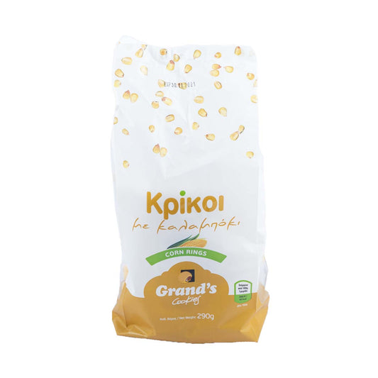Grand’s Cookies Κριτσίνια Κρίκοι Με Καλαμπόκι 290 gr