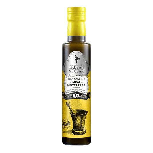 Cretan Nectar Λευκό Βαλσάμικο Με Μέλι & Μουστάρδα 250 ml
