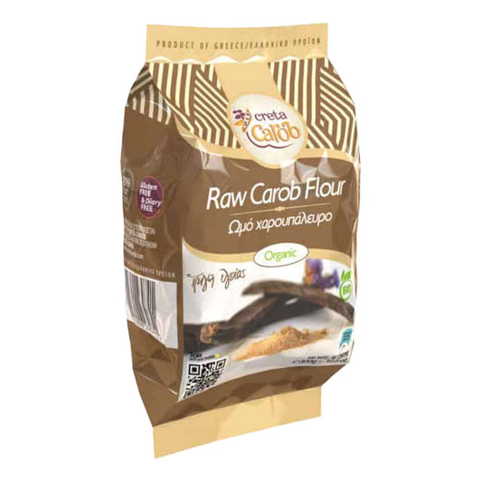 Creta Carob Ωμό Χαρουπάλευρο Βιολογικό Χωρίς Γλουτένη 300 gr
