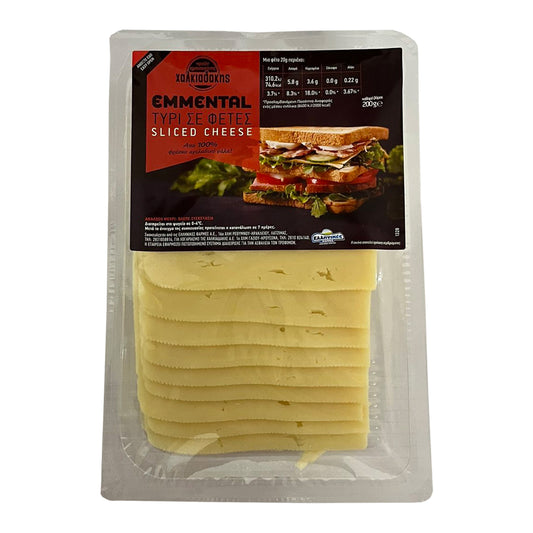 Χαλκιαδάκης Τυρί Emmental Σε Φετες 200 gr