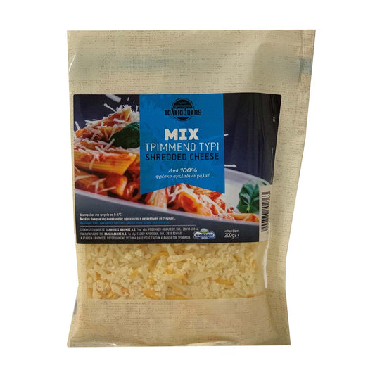 Χαλκιαδάκης Τυρί Mix 4 Τυριών Τριμμένα 200 gr