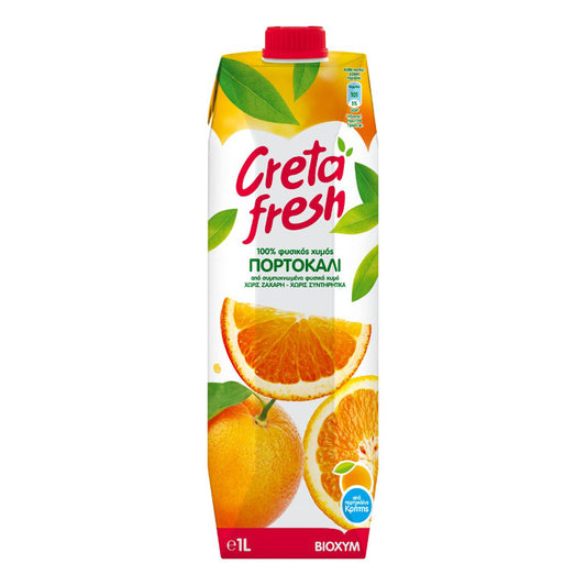 Creta Fresh Φυσικός Χυμός Πορτοκάλι 1 lt