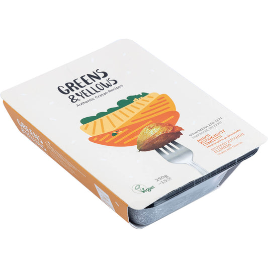 Green & Yellows Ανθοί Κολοκυθιού Γεμιστοί Vegan 250 gr