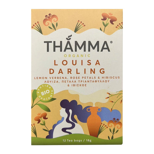 Thamma Αφέψημα Louisa Darling Βιολογικό Vegan Χωρίς Γλουτένη 12 x 1,5 gr