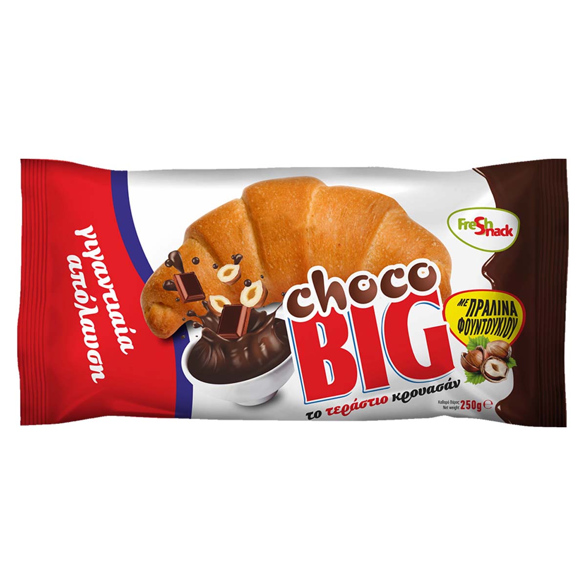 Choco Big Κρουασάν Με Πραλίνα Φουντουκιού ION 250 gr