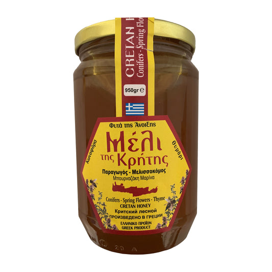 Μέλι Της Κρήτης Από Κωνοφόρα & Θυμάρι 950 gr