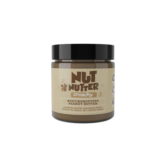 Nut Nutter Crunchy Φυστικοβούτυρο Χωρίς Ζάχαρη Vegan 250 gr