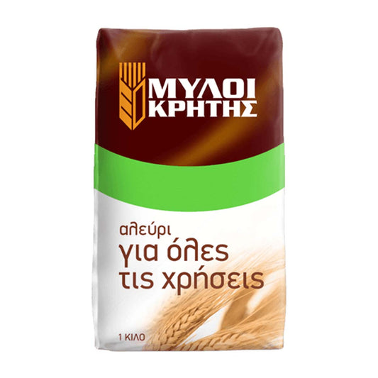 Μύλοι Κρήτης Αλεύρι Για Όλες Τις Χρήσεις 1 kg