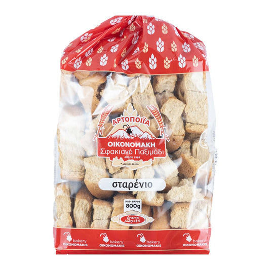 Οικονομάκης Παξιμάδι Σφακιανό Σταρένιο 800 gr