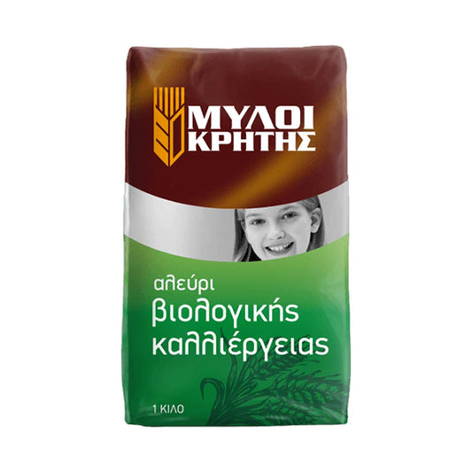 Μύλοι Κρήτης Αλεύρι Βιολογικής Καλλιέργειας 1 kg