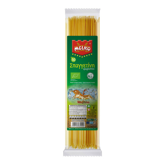 Melko Μακαρόνια Σπαγγετίνη Ν10 Βιολογικά 500 gr
