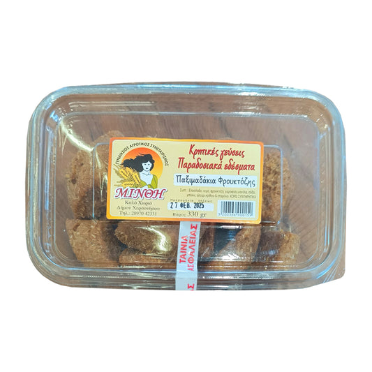 Μίνθη Κρίθινα Παξιμαδάκια Χωρίς Ζάχαρη 330 gr