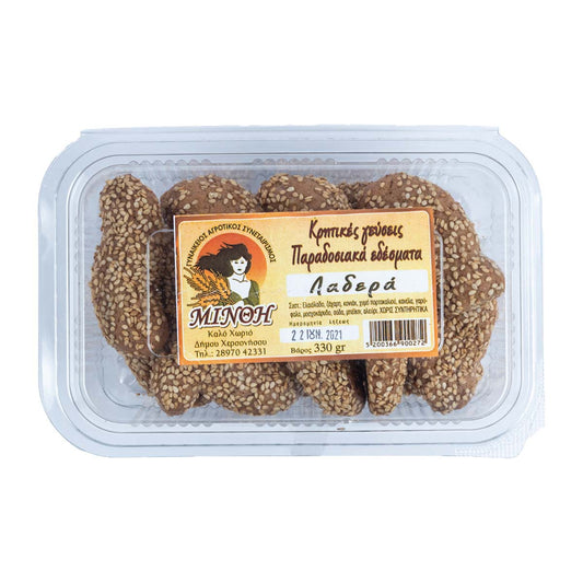 Μίνθη Κουλουράκια Λαδερά Με Σουσάμι 330 gr
